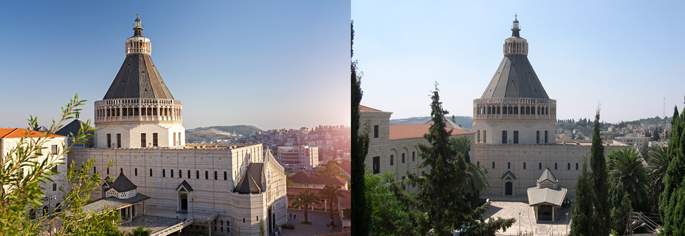 The Church of the Annunciation in Nazareth Israel - Biblical tour highlights