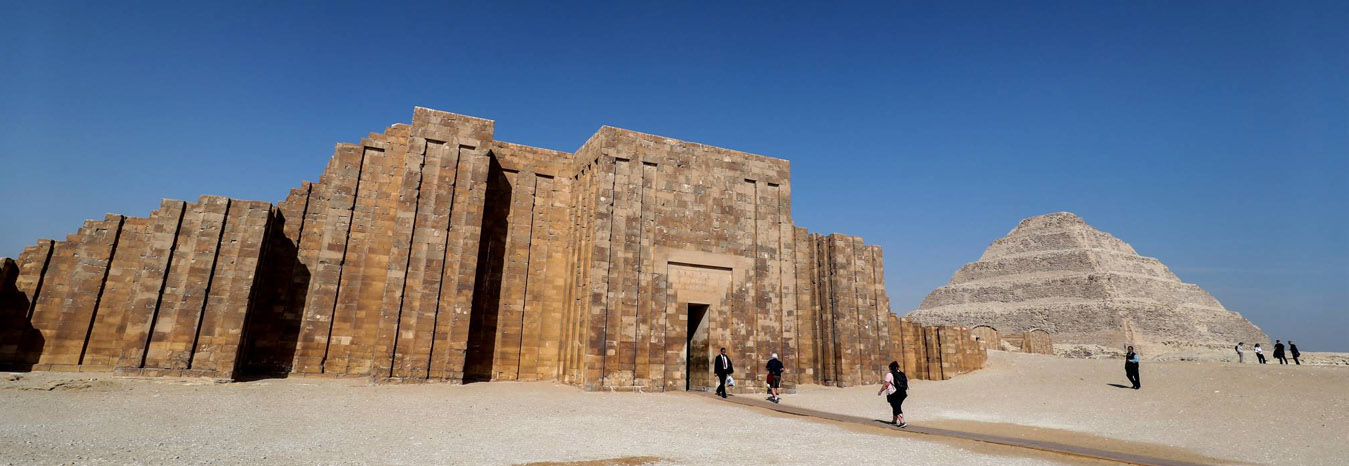 The Step Pyramid of Djoser in Sakkara, Egypt - a revolutionary ancient stone structure