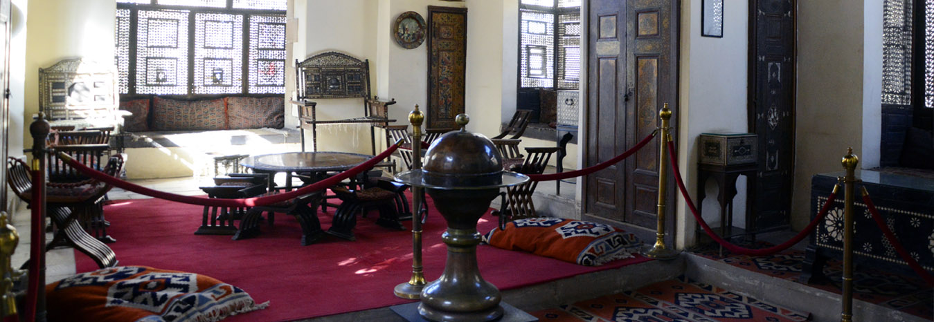The historic Gayer Anderson Museum interior and architecture in Cairo