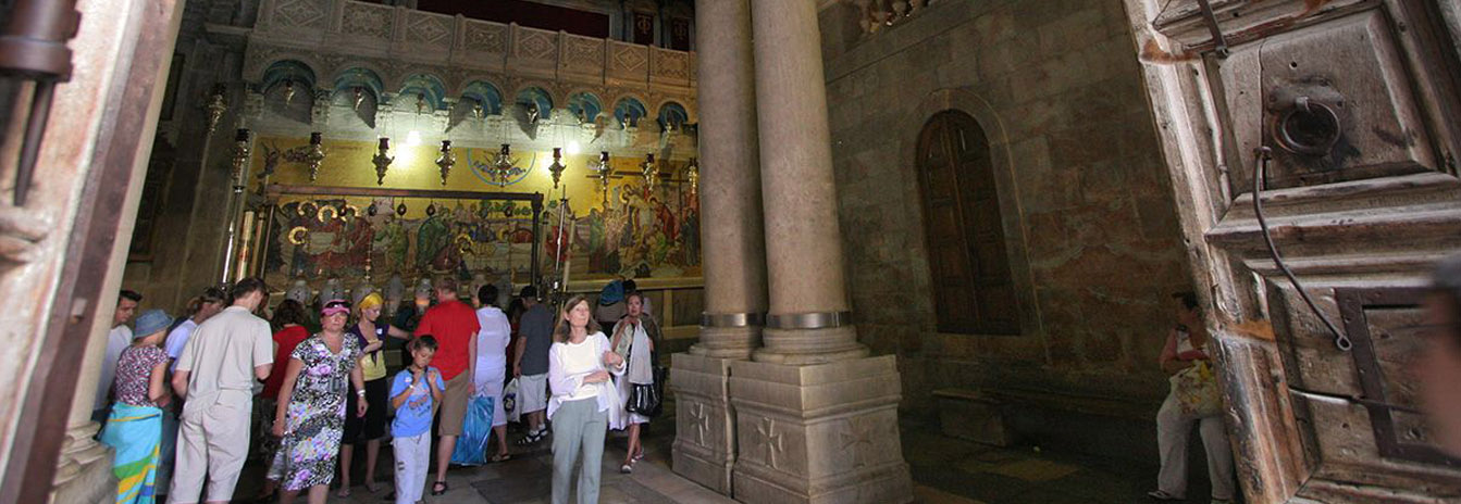 The Church of the Holy Sepulcher in Jerusalem - the most sacred site for Orthodox pilgrims