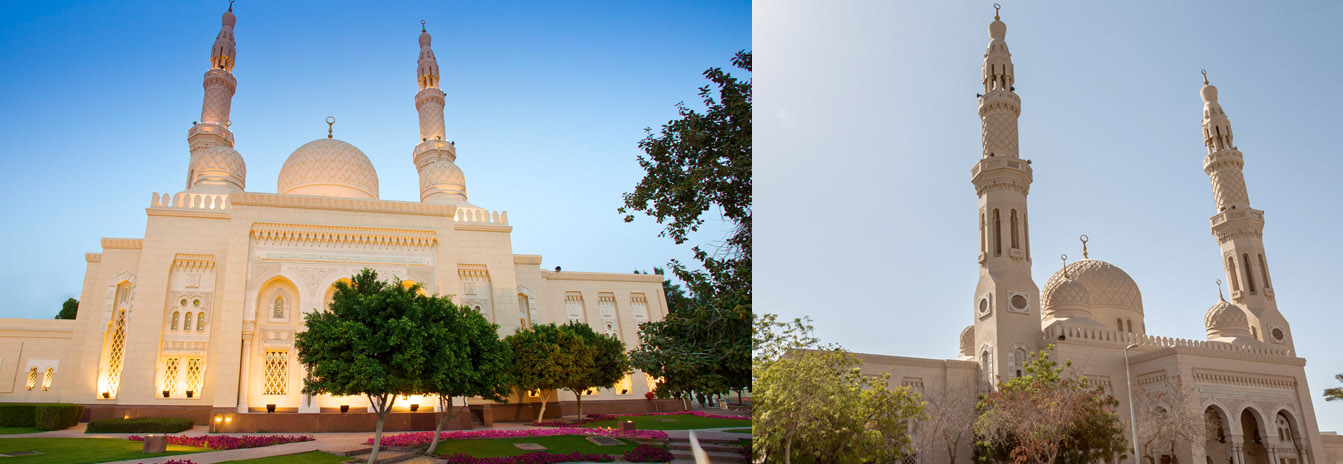 Jumeirah Mosque Dubai - Modern Dubai Architecture