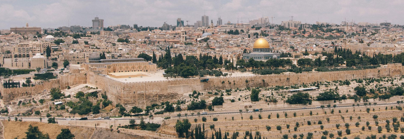 Panoramic View of Jerusalem Old City from Mount of Olives - 9 Days Holy Land Tour