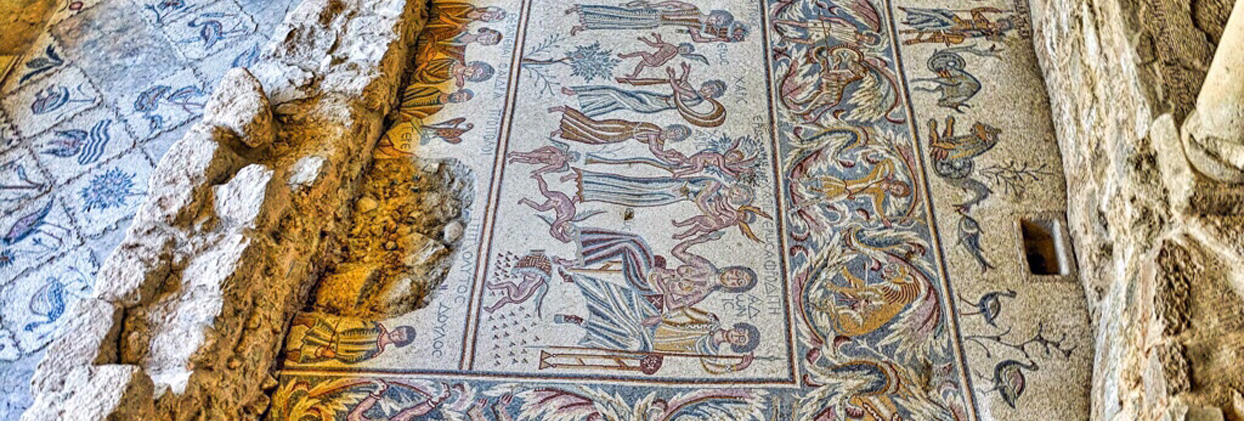 Madaba Mosaic Map St George Church Jordan - Oldest Holy Land Map 6th Century