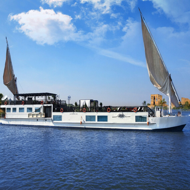 Dahabiya Merit Nile Cruise 6 Days Private Sailing Itinerary